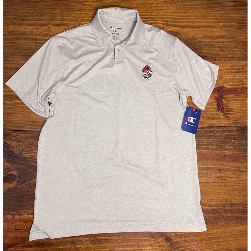 Champion Georgia Bulldogs
Polo Shirt Gray Performance
NWT Mens‎ Medium NCAA New!